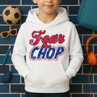 Fear The Chop Legendary Atlanta Baseball TShirt Kids Hoodie thumb 2