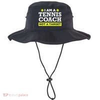 Funny Tennis Coach Gift Not A Target TShirt Bucket Hat thumb 0
