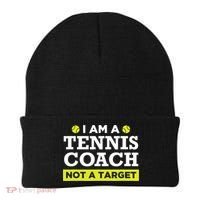 Funny Tennis Coach Gift Not A Target TShirt Beanie thumb 0