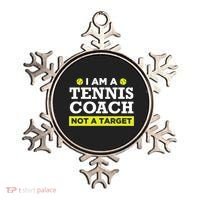 Funny Tennis Coach Gift Not A Target TShirt Ornament thumb 0