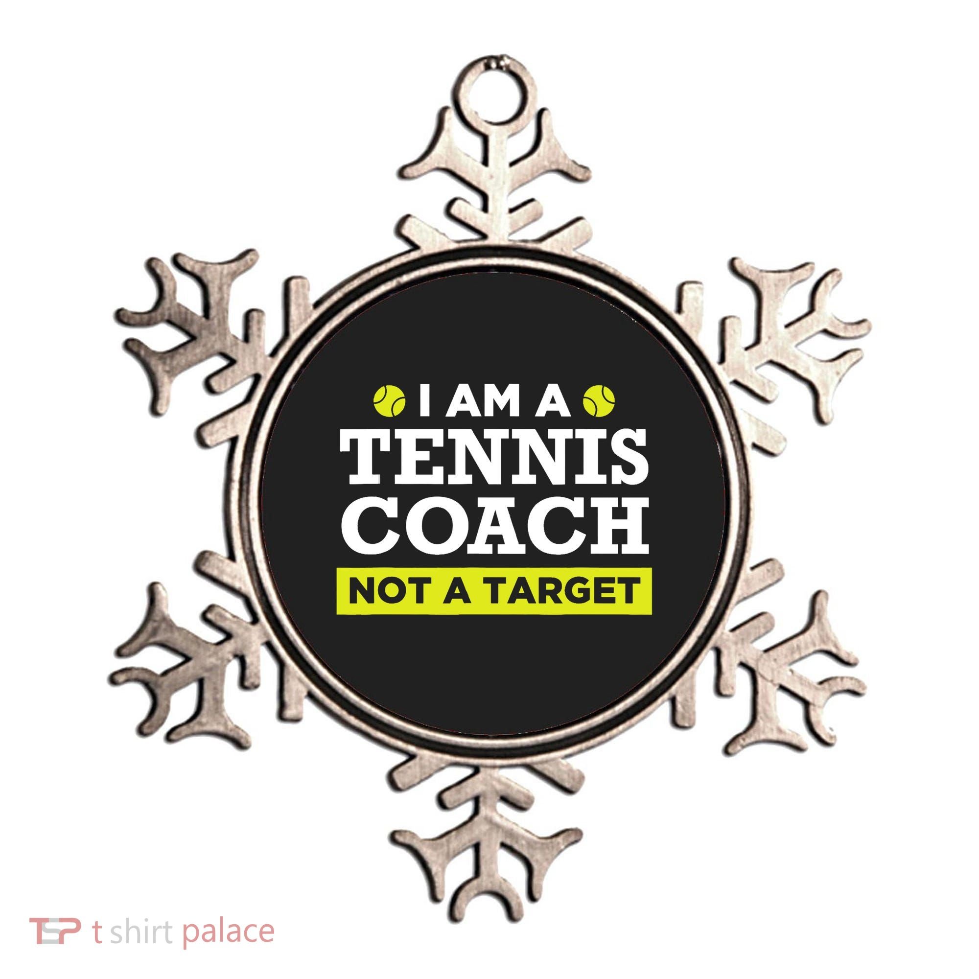 Funny Tennis Coach Gift Not A Target TShirt Ornament