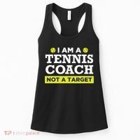 Funny Tennis Coach Gift Not A Target TShirt Women's Tank Top thumb 0