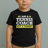Funny Tennis Coach Gift Not A Target TShirt Toddler T-Shirt thumb 2