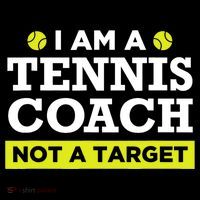 Funny Tennis Coach Gift Not A Target TShirt Visor thumb 3