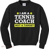 Funny Tennis Coach Gift Not A Target TShirt Kids Sweatshirt thumb 0