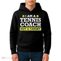 Funny Tennis Coach Gift Not A Target TShirt Kids Hoodie thumb 4