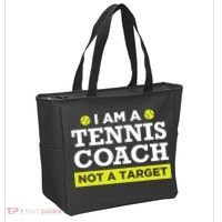 Funny Tennis Coach Gift Not A Target TShirt Tote Bag thumb 2
