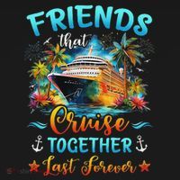Friends That Cruise Together Last Forever Friends Cruising Baby Bodysuit thumb 2
