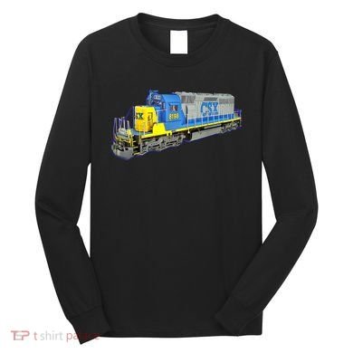 Freight Train CSX Engine Long Sleeve Shirt