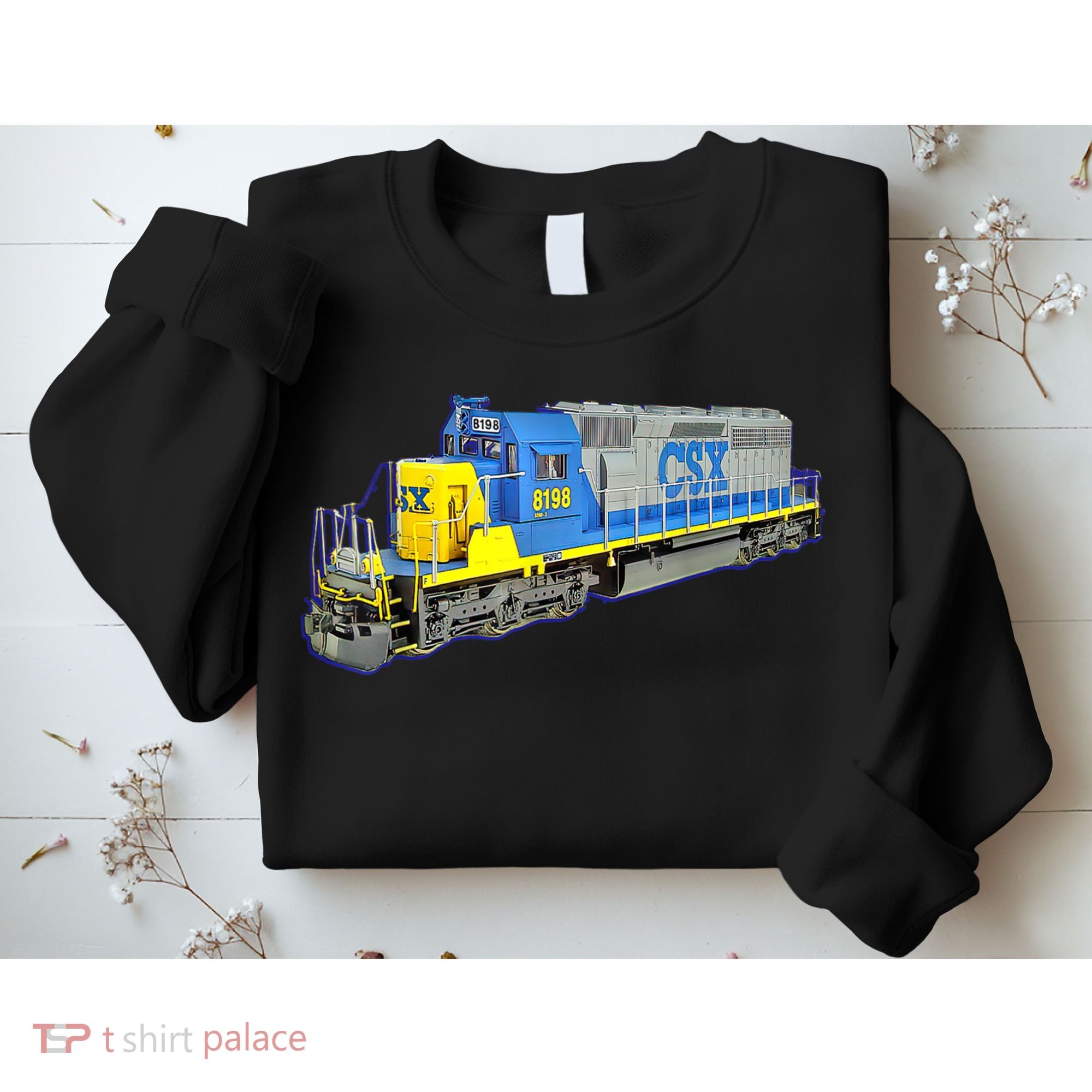 Freight Train CSX Engine Sweatshirt