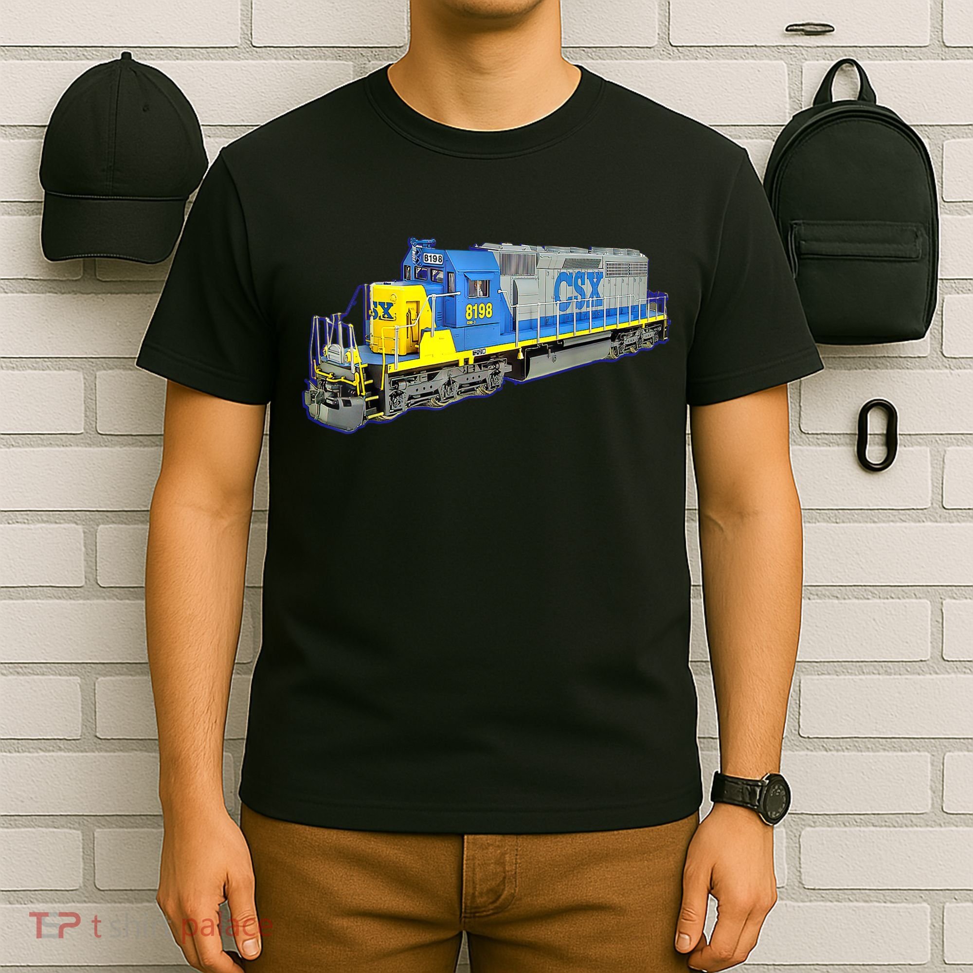 Freight Train CSX Engine T-Shirt