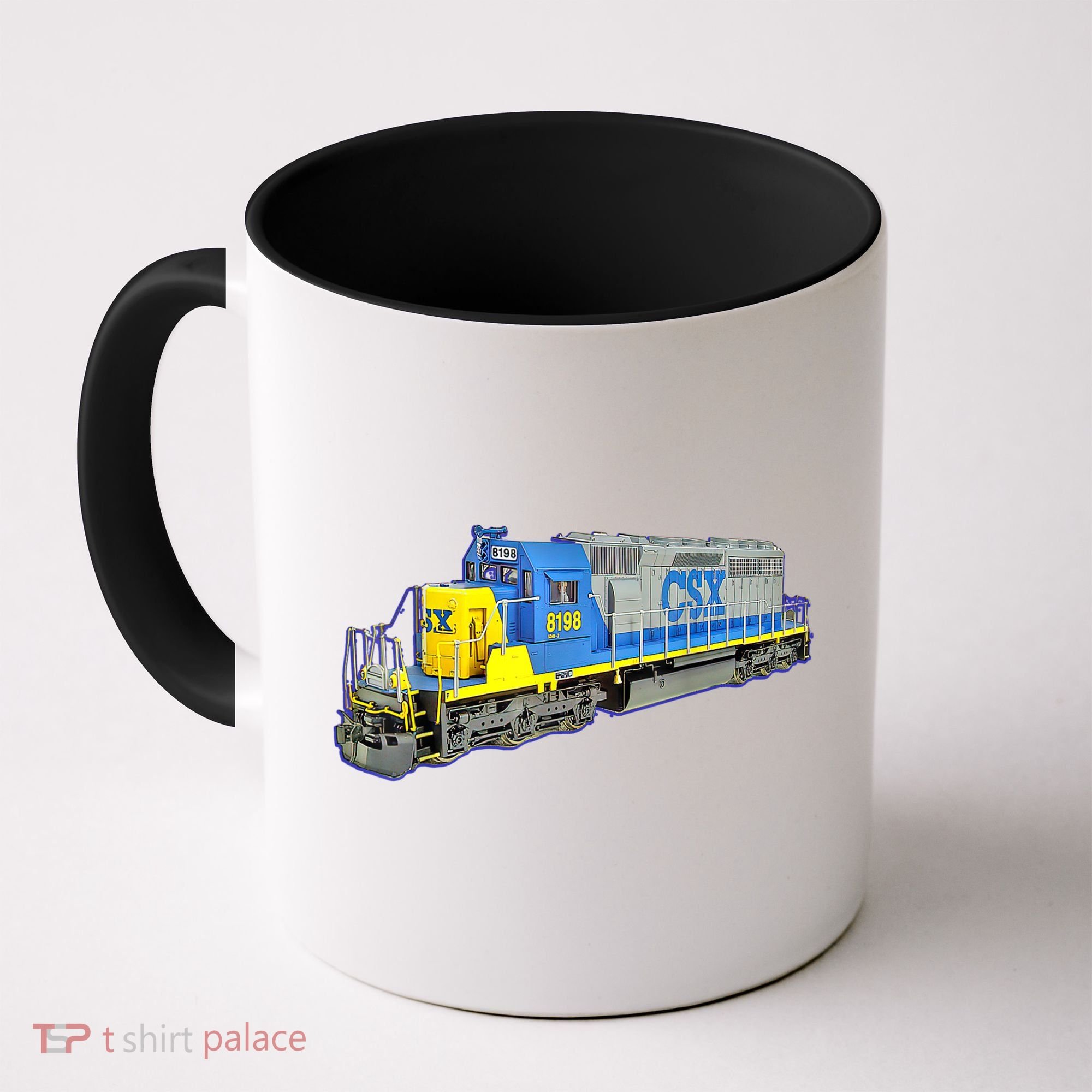 Freight Train CSX Engine Coffee Mug