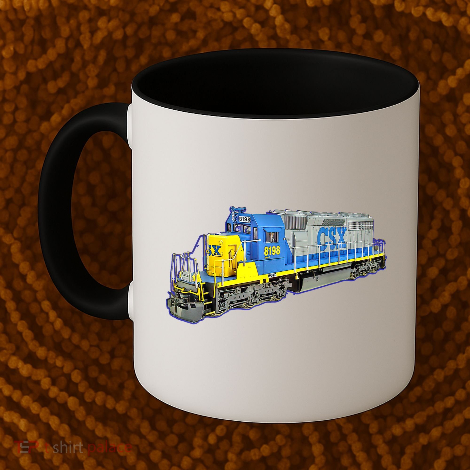 Freight Train CSX Engine Coffee Mug