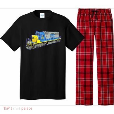 Freight Train CSX Engine Pajama Set