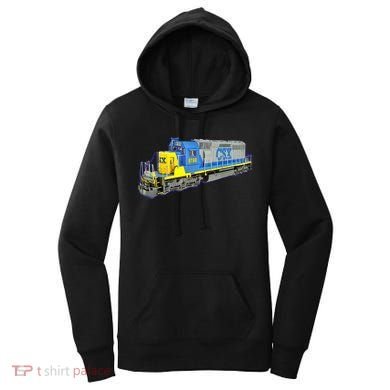 Freight Train CSX Engine Women's Hoodie