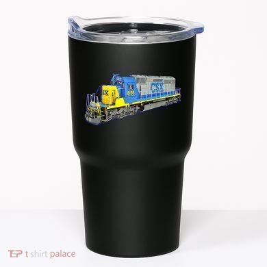 Freight Train CSX Engine Tumbler