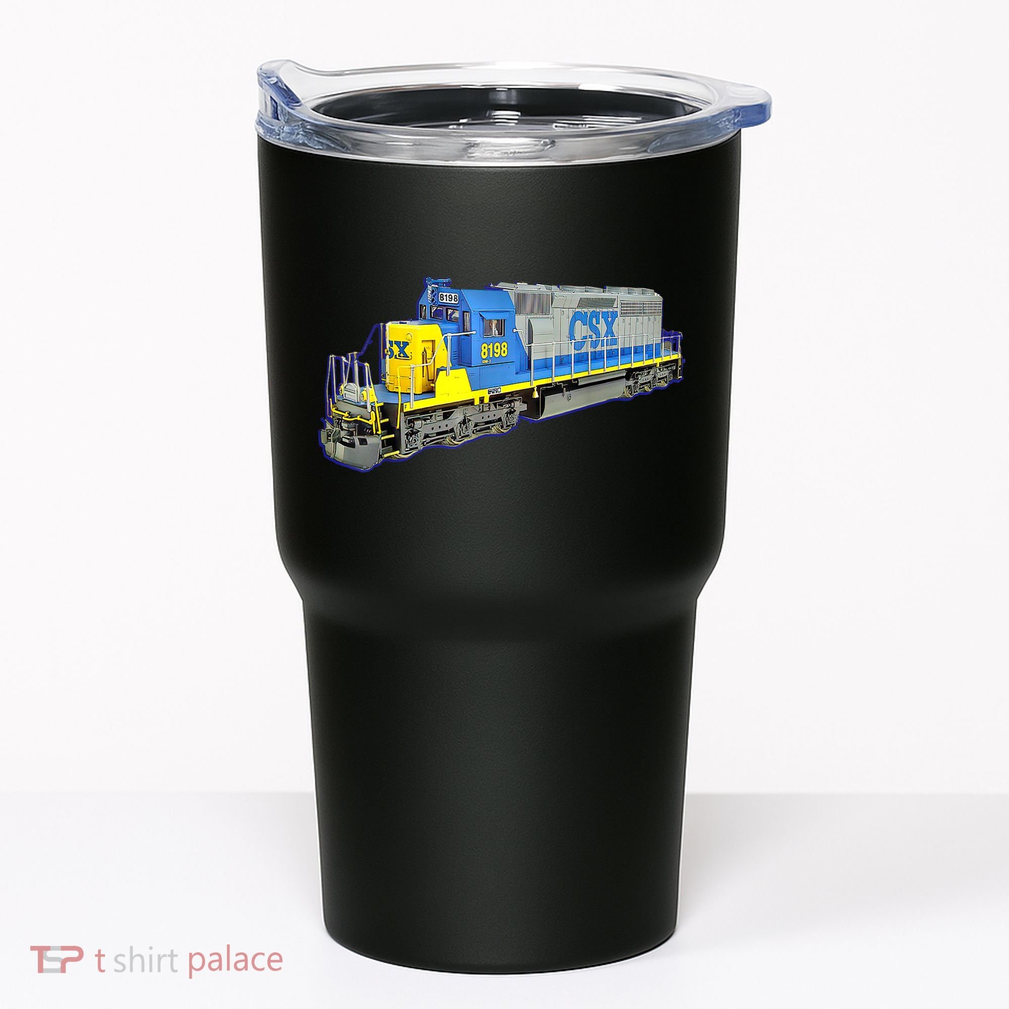 Freight Train CSX Engine Tumbler