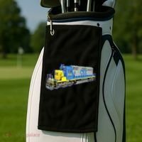 Freight Train CSX Engine Golf Towel thumb 2