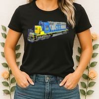 Freight Train CSX Engine Women's T-Shirt thumb 2