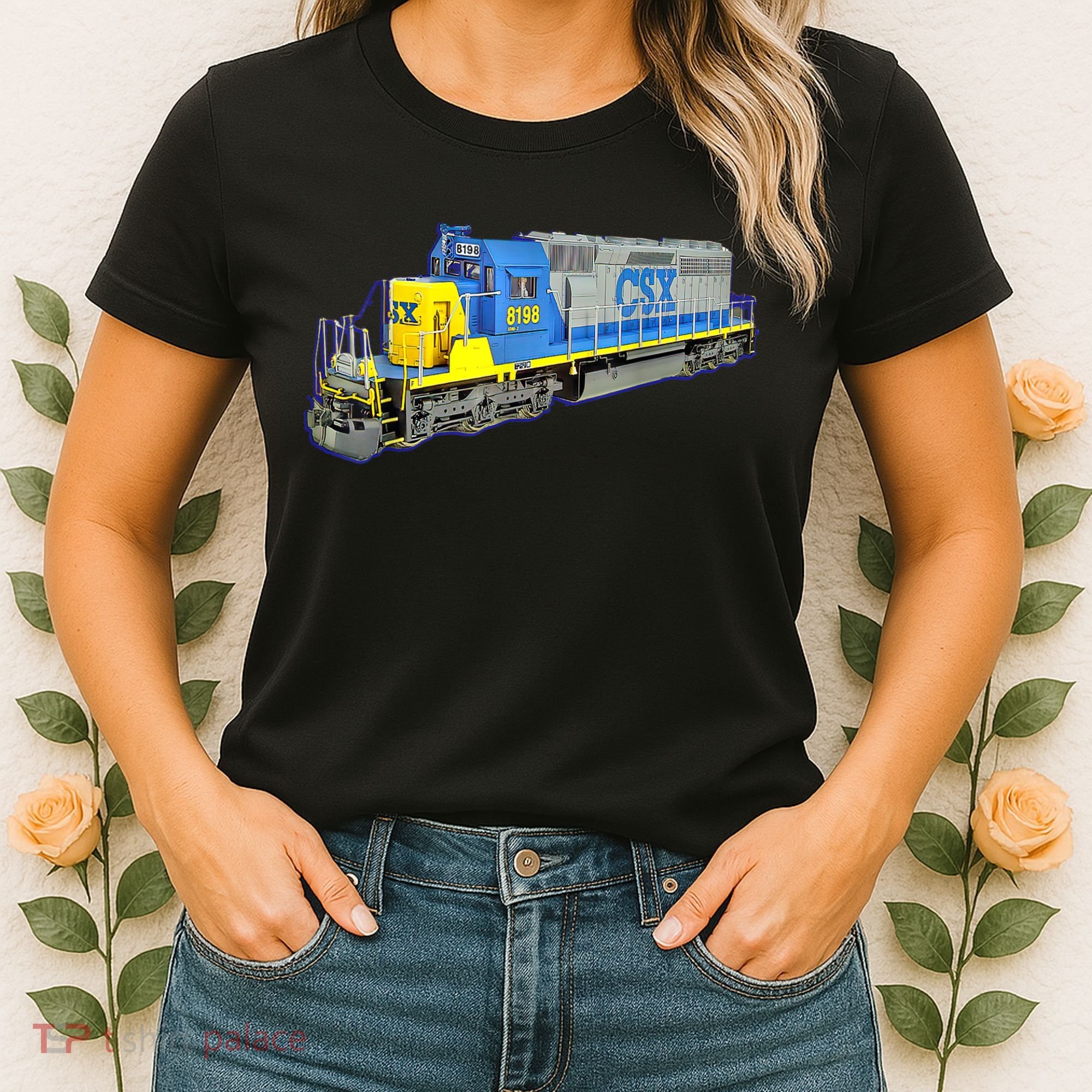 Freight Train CSX Engine Women's T-Shirt