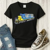 Freight Train CSX Engine Women's T-Shirt thumb 3