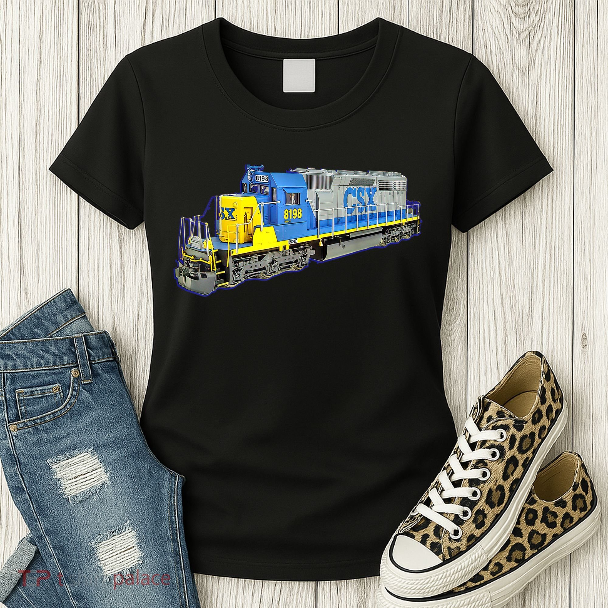 Freight Train CSX Engine Women's T-Shirt