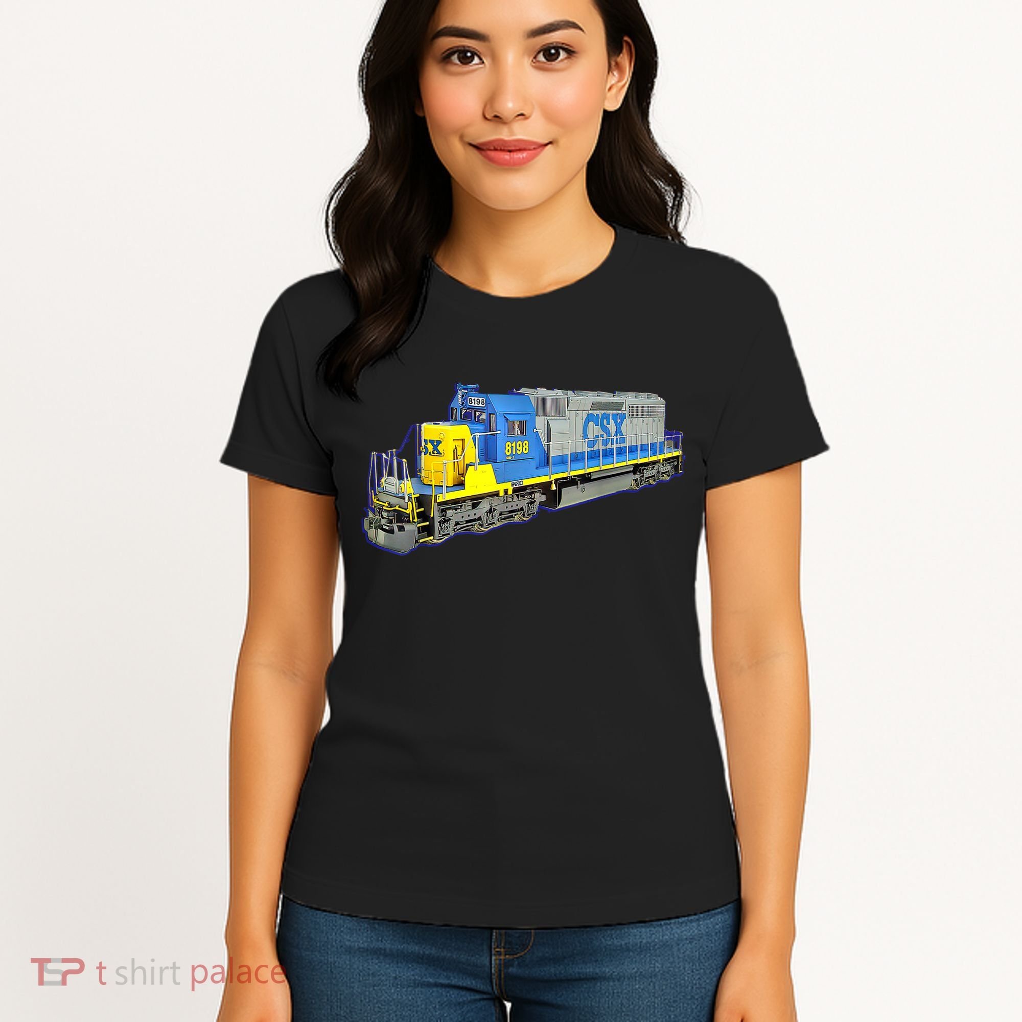 Freight Train CSX Engine Women's T-Shirt