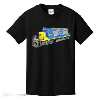 Freight Train CSX Engine Kids T-Shirt