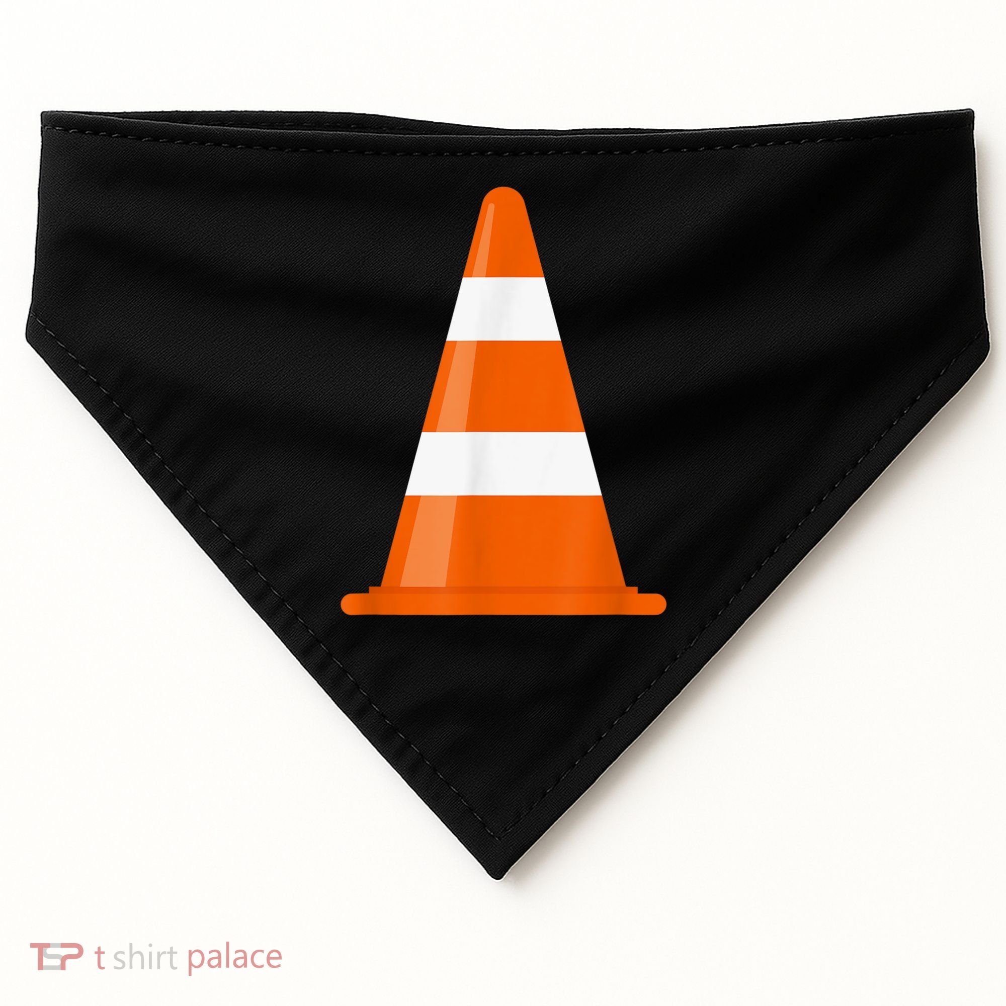 Funny Traffic Cone Costume Easy Simple Halloween Costumes USA-Made Doggie Bandana