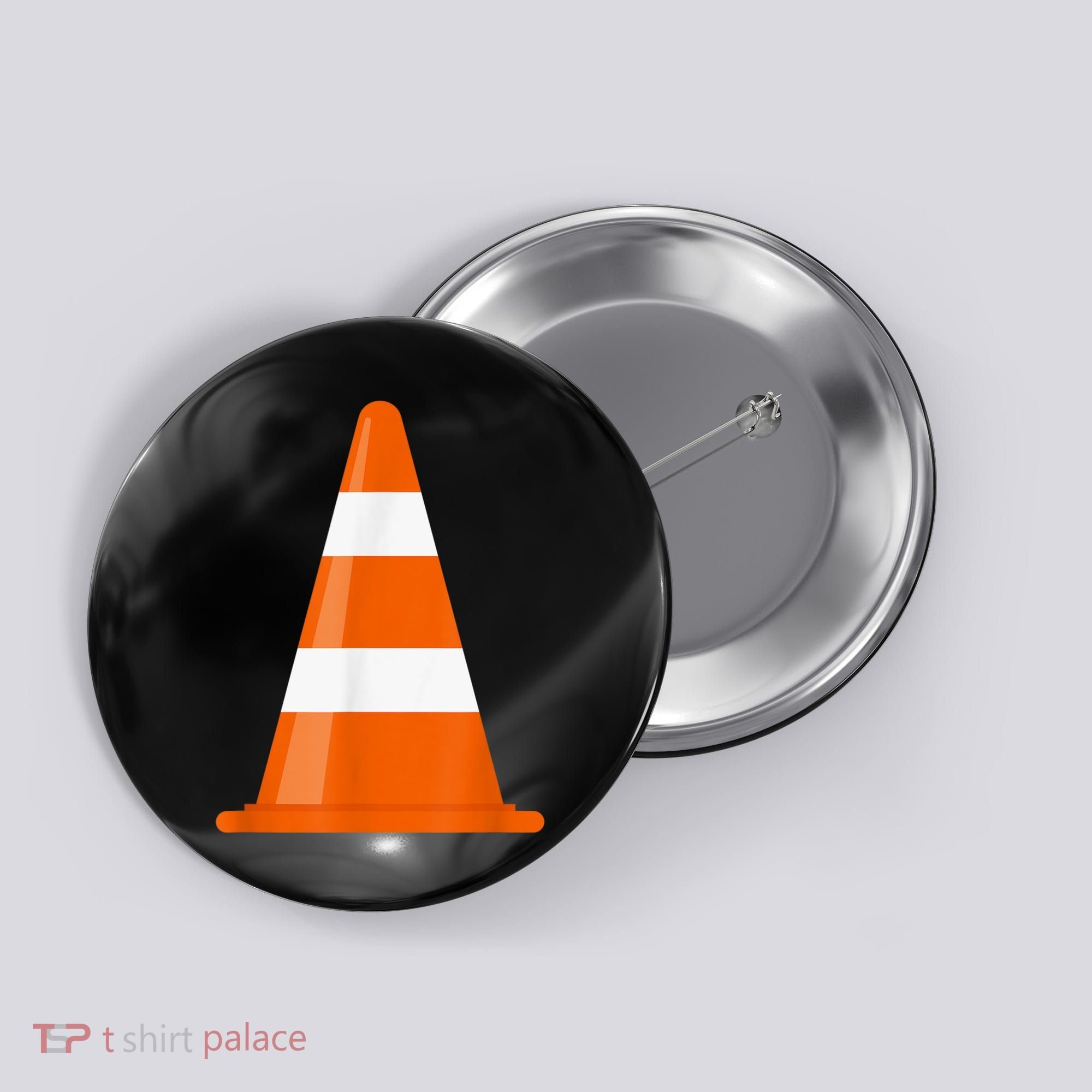 Funny Traffic Cone Costume Easy Simple Halloween Costumes Button