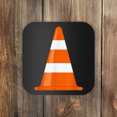 Funny Traffic Cone Costume Easy Simple Halloween Costumes Coaster