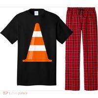 Funny Traffic Cone Costume Easy Simple Halloween Costumes Pajama Set thumb 0