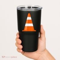 Funny Traffic Cone Costume Easy Simple Halloween Costumes Tumbler thumb 2