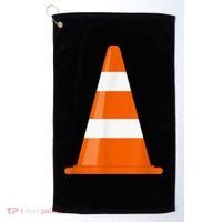 Funny Traffic Cone Costume Easy Simple Halloween Costumes Golf Towel thumb 0