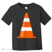 Funny Traffic Cone Costume Easy Simple Halloween Costumes Toddler T-Shirt thumb 0