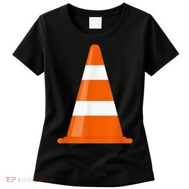Funny Traffic Cone Costume Easy Simple Halloween Costumes Women's T-Shirt