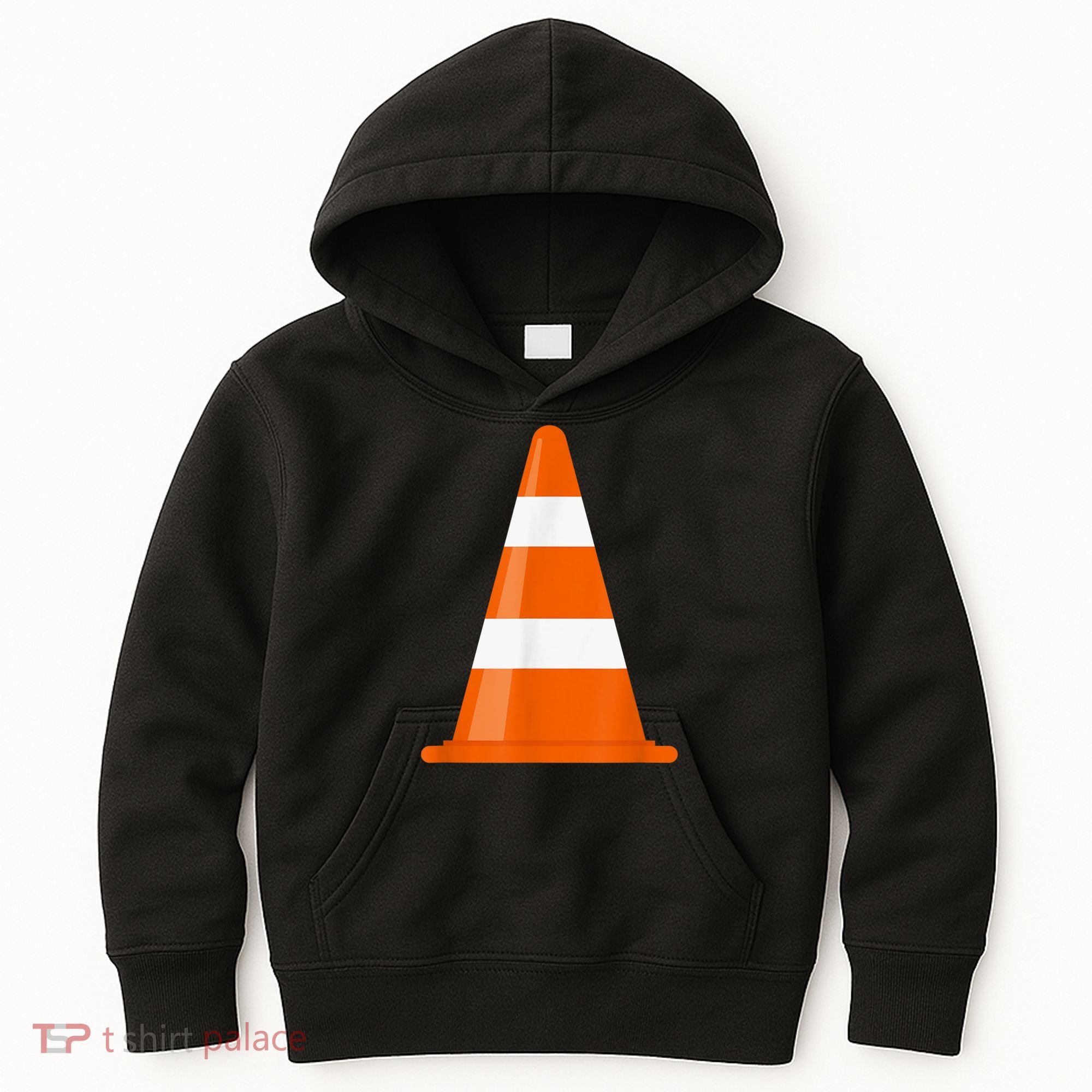 Funny Traffic Cone Costume Easy Simple Halloween Costumes Kids Hoodie