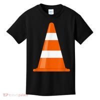 Funny Traffic Cone Costume Easy Simple Halloween Costumes Kids T-Shirt thumb 0
