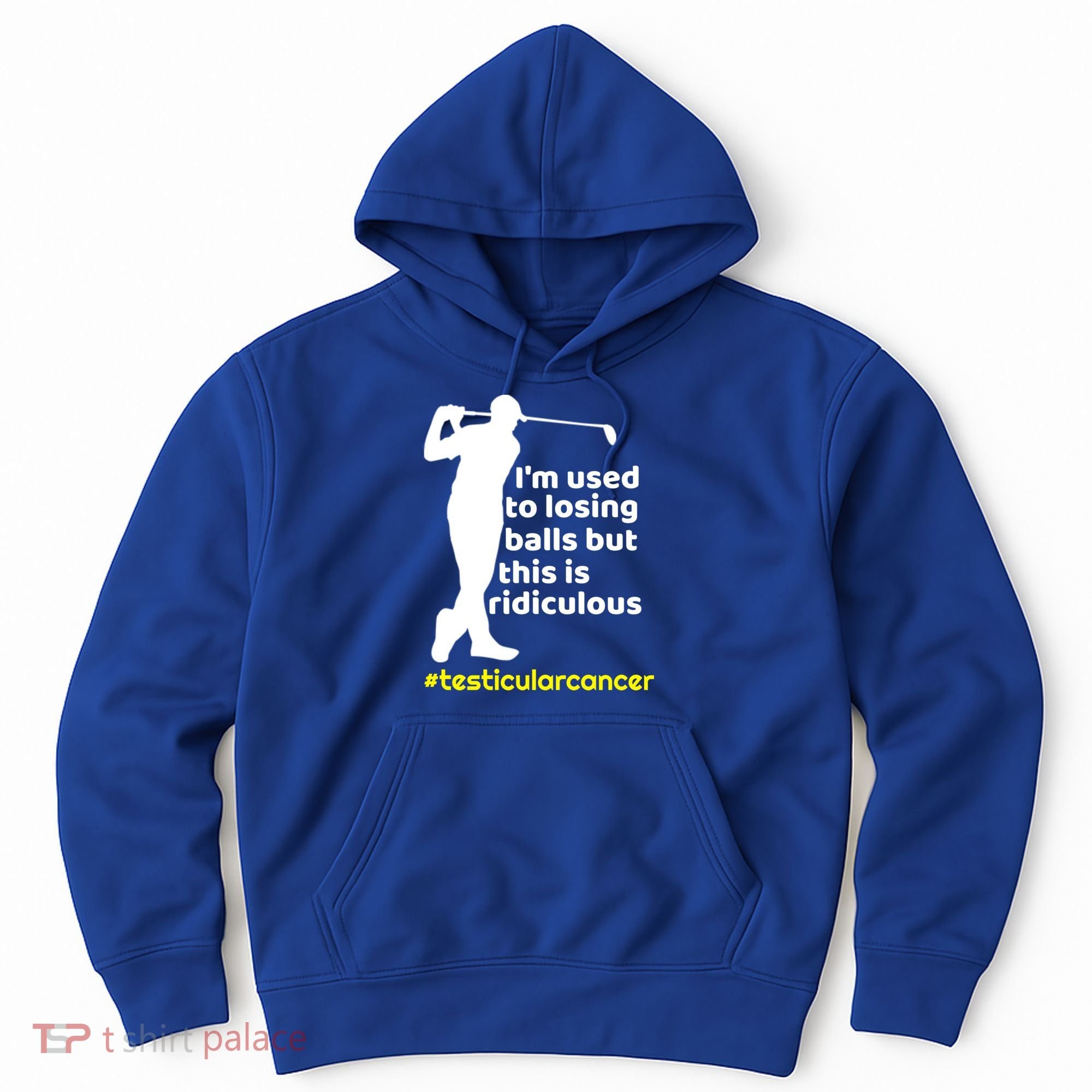 Funny Testicular Cancer Survivor Golf Player Orchidectomy Gift Hoodie