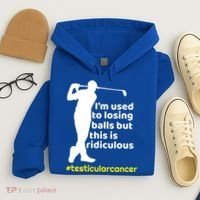 Funny Testicular Cancer Survivor Golf Player Orchidectomy Gift Hoodie thumb 4