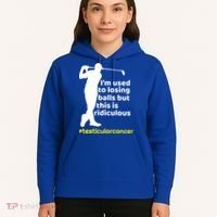Funny Testicular Cancer Survivor Golf Player Orchidectomy Gift Hoodie thumb 5