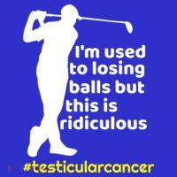 Funny Testicular Cancer Survivor Golf Player Orchidectomy Gift Mousepad thumb 1