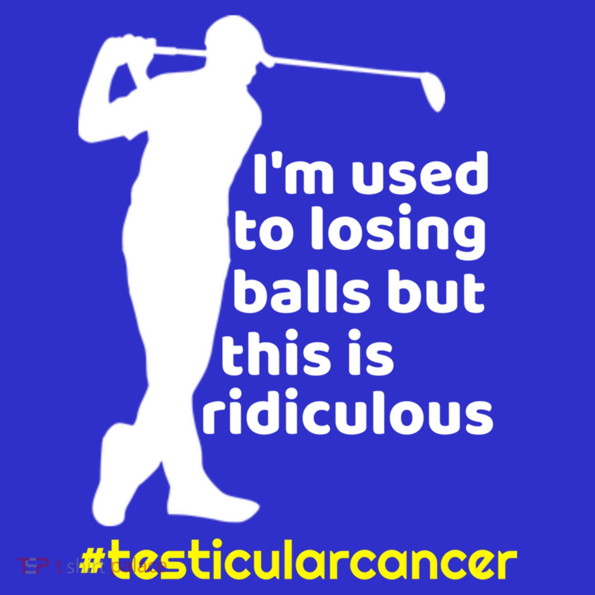 Funny Testicular Cancer Survivor Golf Player Orchidectomy Gift Mousepad