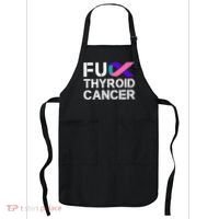 Fuck Thyroid Cancer Awareness Month Ribbon Survivor Fighter Apron thumb 0