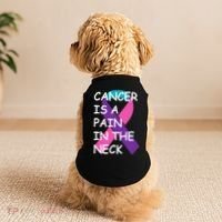 Funny Thyroid Cancer Survivor Cancer Is A Pain In The Neck Doggie Tank thumb 2