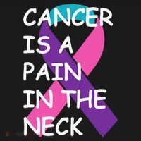 Funny Thyroid Cancer Survivor Cancer Is A Pain In The Neck Sweatshirt thumb 3
