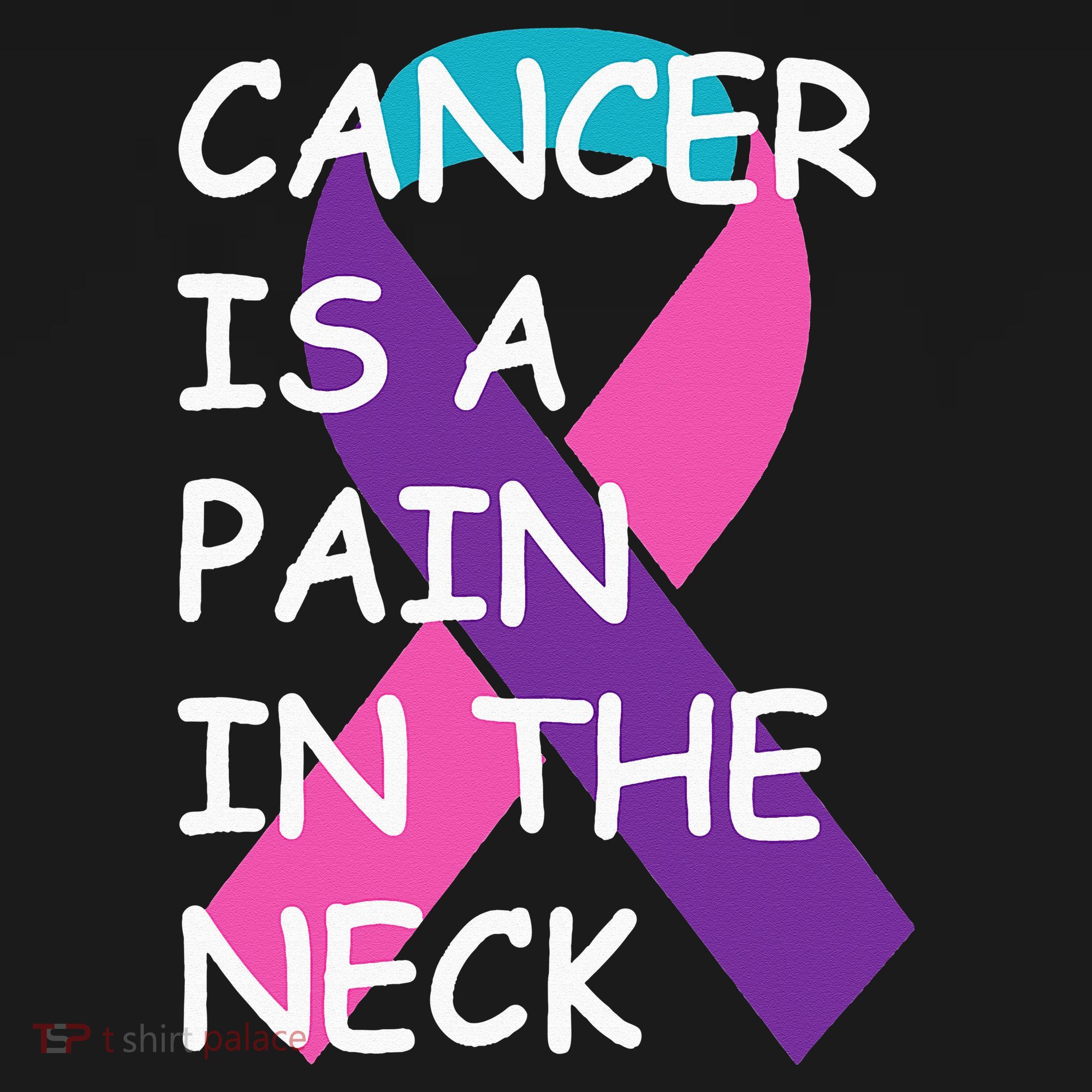 Funny Thyroid Cancer Survivor Cancer Is A Pain In The Neck Kids Sweatshirt