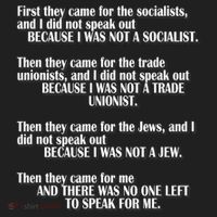 First They Came For The Socialists No One Left To Speak Poem  Women's Sweatshirt thumb 2