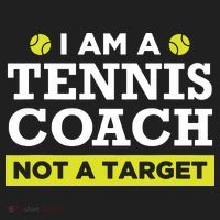 Funny Tennis Coach Gift Not A Target Women's Sweatshirt thumb 2