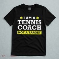 Funny Tennis Coach Gift Not A Target T-Shirt thumb 5